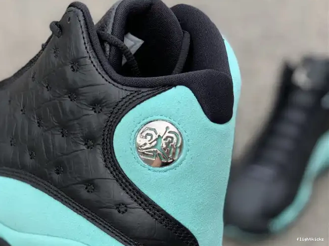 13 Black 414571-030 Jordan Retro Air Green Island 0613